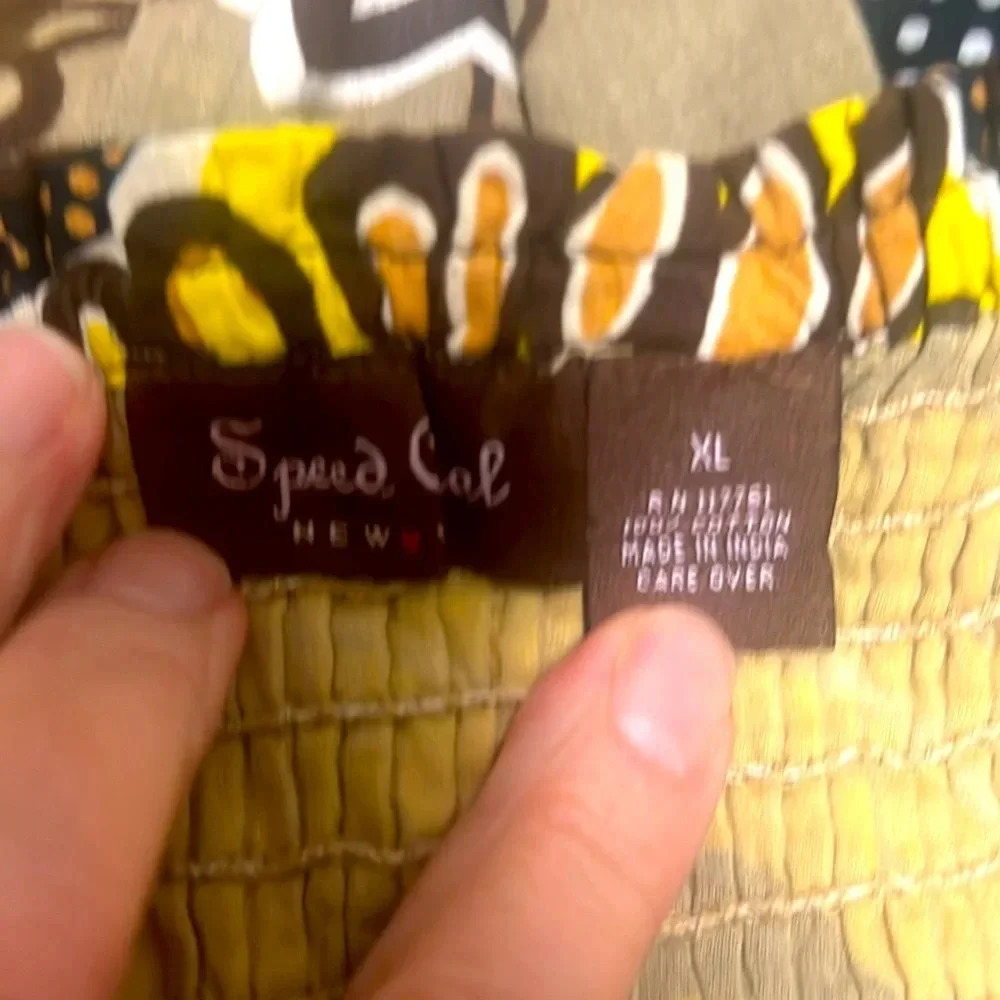 SPEED CONTROL - YELLOW & BROWN SPRING SUN DRESS ๐ - Picture 2 of 8